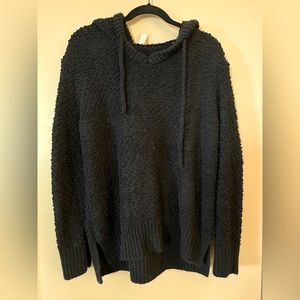 L Green Tea Black Popcorn Sweater Pullover Hoodie